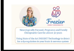 Frazier Chiropractic advertisement sample